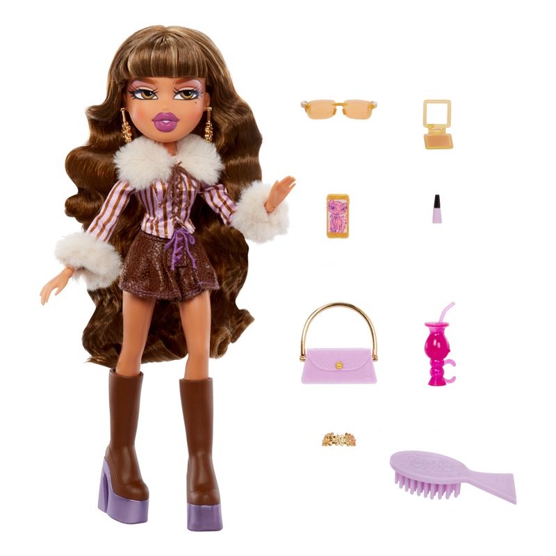 Alwayz Bratz Yasmin Fashion Doll with 10 Accessories and Poster, 3 of 9