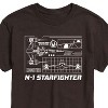 Men's - Star Wars - The Mandalorian N1 Starfighter Short Sleeve Graphic T-Shirt - 2 of 4