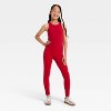 Girls' Strappy Crop Tank Top - All In Motion™ - 3 of 3