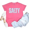 Simply Sage Market Salty Block Distressed Garment Dyed Tee - 3 of 4