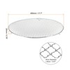 Unique Bargains Stainless Steel Round Cross Wire Barbecue Grill with Legs - 2 of 4