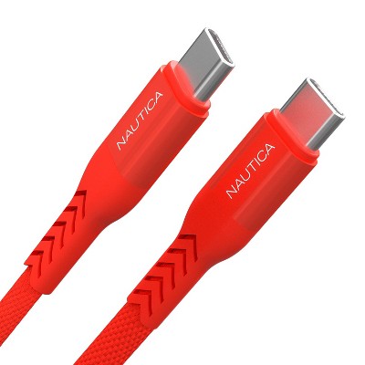 Nautica C30 USB-C to USB-C Cable – 65W Fast Charging & 480Mbps Data for Pixel, Samsung, Apple & More