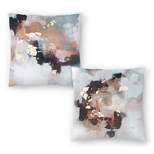 Americanflat Uncertain Future and Uncertain Future2 by Christine Olmstead Set of 2 Throw Pillows