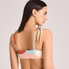 Vitamin A Women's Shoulder Tie Bralette Bikini Top - Multi Stained Glass Print - 2 of 3