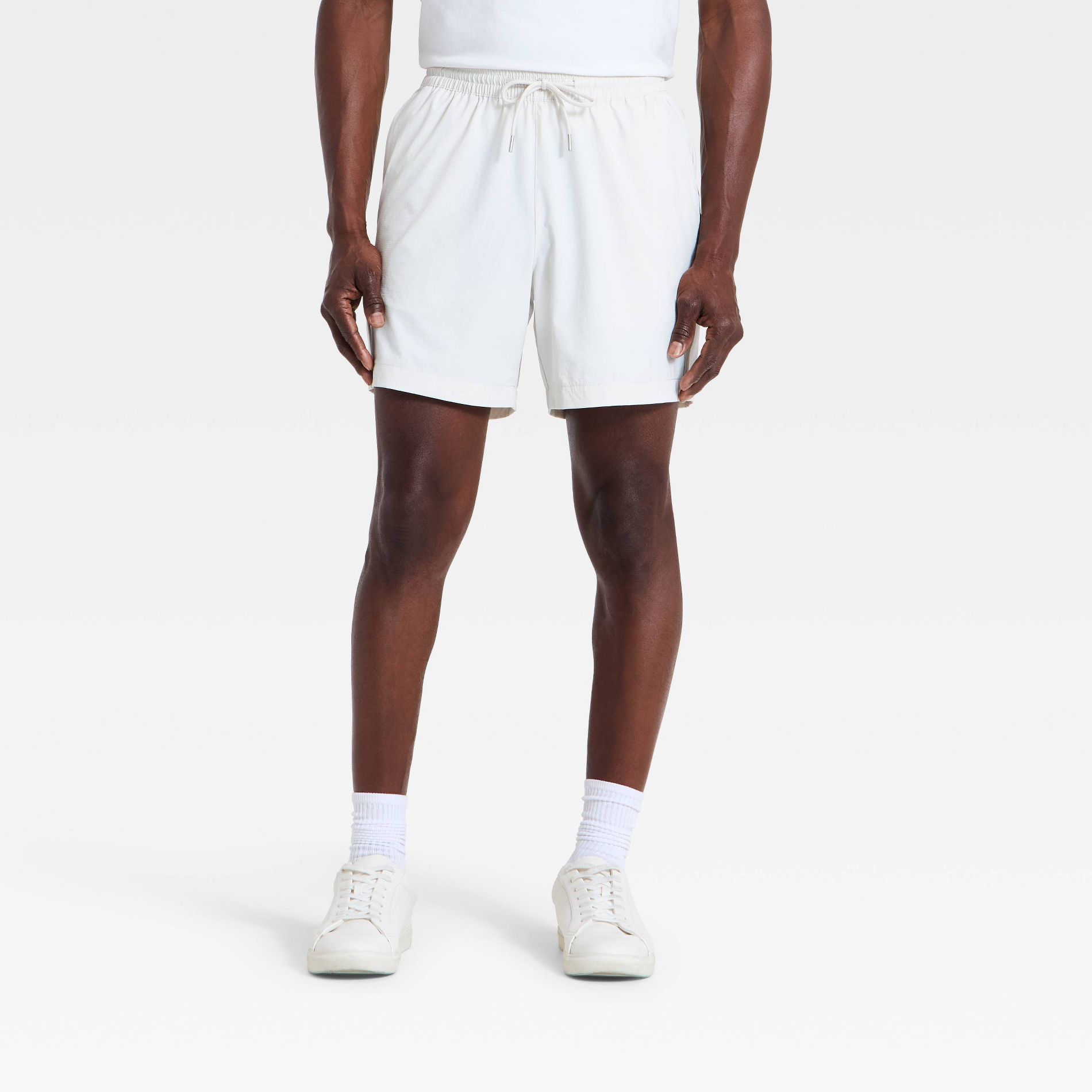 Men's E-Waist Pull-On Shorts - Goodfellow & Co™ Cream