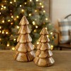 Modern Wood Pine Tree (Set of 2) - 2 of 4