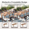 Captiva Designs 7pc Patio Furniture Set with Rectangle Table and Arm Chairs - 3 of 4