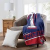 MLB Texas Rangers 46"x60" Spirited Silk Touch Throw Blanket: Plush Polyester Sports Pattern - 3 of 3