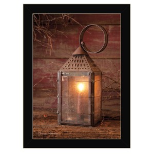 "Innkeeper's Lantern" By Irvin Hoover, Ready to Hang Framed Print, Black Frame - 1 of 1