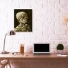 Stupell Industries Skeleton With A Smoke Tan Black Van Gogh Classical Painting - 2 of 4