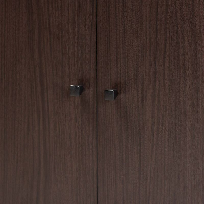 Rossin Modern Wood 2 Door Entryway Shoe Cabinet - Baxton Studio, 6 of 11