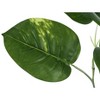 Monarch Specialties Artificial Plant  Tall Dieffenbachia Tree Indoor Faux Fake Floor Greenery Potted Real Touch Decorative Green Leaves Black Pot - 4 of 4