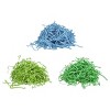 2 5oz Crinkle Paper Shred Gift Packaging Accessory Green Blue Spritz Target