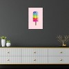 iCanvas Rainbow Popsicle by Emanuela Carratoni Canvas Print Wall Art - 3 of 3