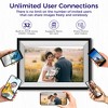 ELIME 10.1 inch WiFi Frameo Digital Photo Frame - Aluminum Frame - 4 of 4