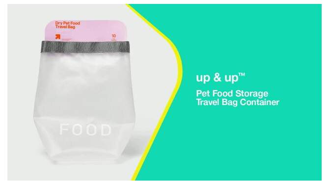 Pet Food Storage Travel Bag Container - up &#38; up&#8482;, 2 of 5, play video