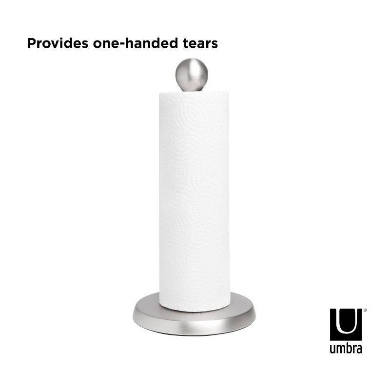Umbra Teardrop Steel Paper Towel Holder Nickel, 4 of 11