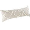 Sweet Jojo Designs Body Pillow Cover (Pillow Not Included) 54in.x20in. Boho Fringe Linen Taupe Ivory - 2 of 4