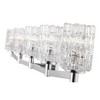 Aubrey 5-Light Vanity Light - Elegant Glass Shades & Brushed Nickel Mount - Dimmable - 2 of 4