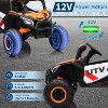 12V Kids UTV Ride-On Truck w/ Remote, 4WD/2WD Switch, Spring Suspension, EVA Tires, Bluetooth & LED Lights for Ages 3-8 - 4 of 4