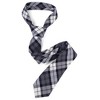 Men's Checkered 2.75 Inch Wide And 57 Inch Long 100% Cotton Neckties - 2 of 4