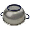 SAMMART Perforated Stainless Steel Sheet Colander with Handle - Strainer for Pasta, Noodle and Fruits - 2 of 4