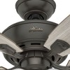 Hunter Fans 52" Amberlin Lighted Ceiling Fan Noble Bronze Finish with Integrated LED and Pull Chain Control - 4 of 4
