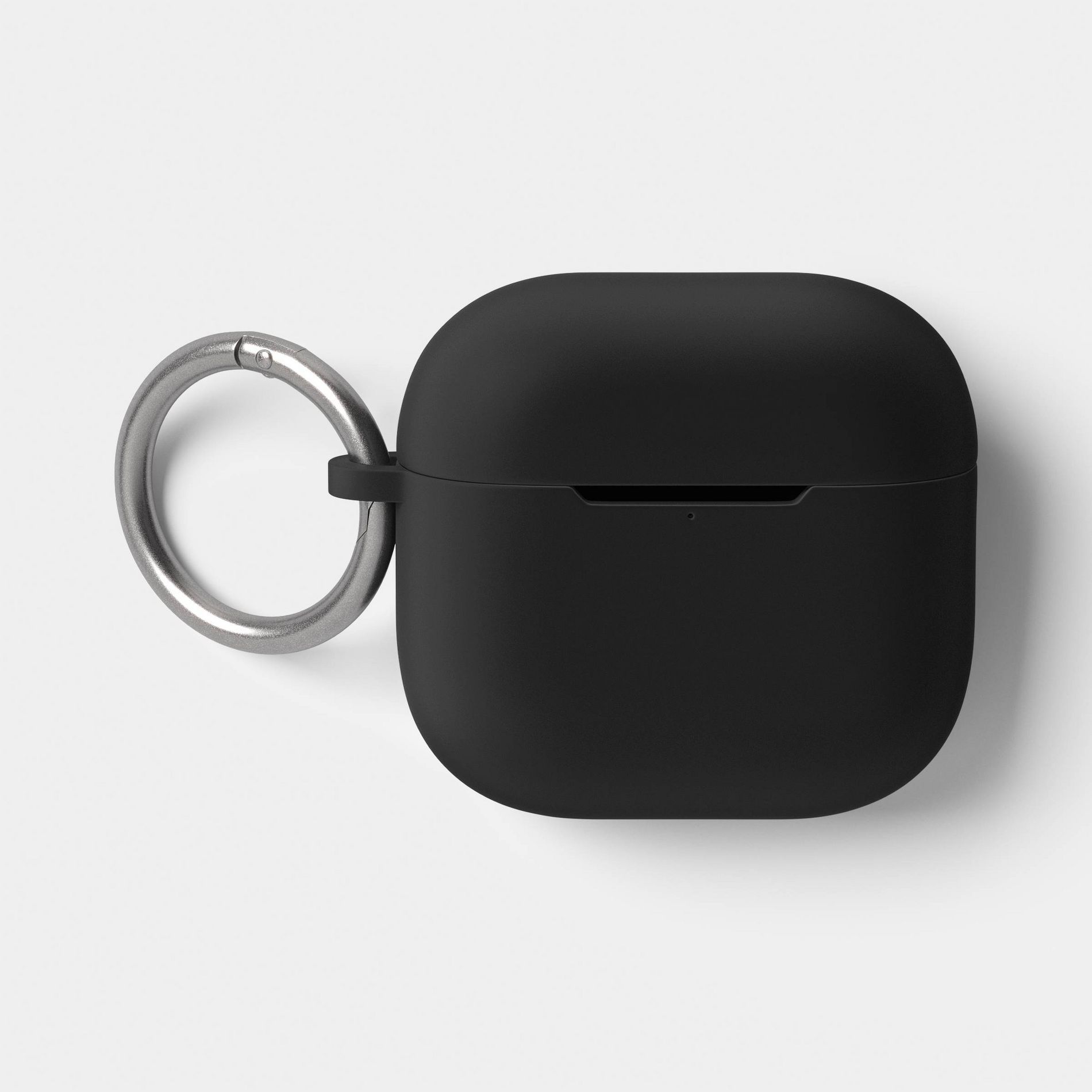 AirPods (4th generation) Silicone Case with Clip - heyday™ Black with Silver