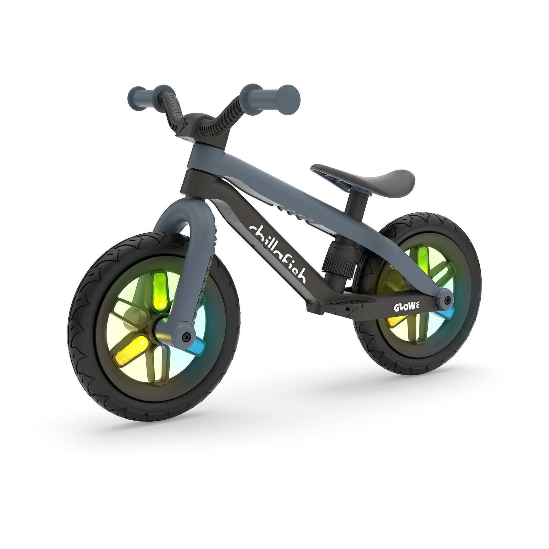 Chillafish BMXie Glow 12" Balance BIke - Charcoal