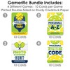 Big Dot of Happiness Let’s Rally - Pickleball - 4 Birthday or Retirement Party Games - 10 Cards Each - Gamerific Bundle - 3 of 4