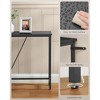Narrow Console Table with Steel Frame, 47.2" Sofa Table for Entryway, Living Room, Bedroom, Industrial Design - 4 of 4