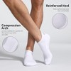 TIME HOLLOW White Ankle Socks With Anti-Blister Tab - 3 of 3