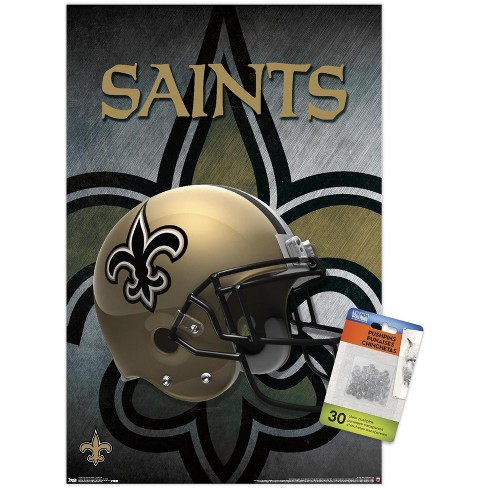 NFL New Orleans Saints - Helmet 16 Wall Poster, 22.375 x 34