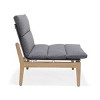 Amazonia MauiMood Outdoor Patio Accent Chair, Armless Chair with Cushions - 3 of 4