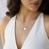 18K Gold Plated Layered Necklace, Dainty Heart & Arrow Bar Pendant, Adjustable Choker Chain Gift for Women - 2 of 4