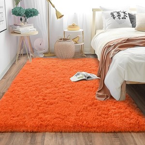 LOVEVOOK 5x7 Feet Area Rugs for Living Room Bedroom, Non-Slip Fluffy Soft Shag Rug, Plush Carpet for Home Dorm Decor Aesthetic - 1 of 4