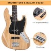 GLARRY 4 String GJazz Electric Bass Guitar Full Size Right Handed with Guitar Bag, Amp Cord and Beginner Kits - 4 of 4