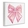 Stupell Industries Glam Diamond Glimmer Pink Fashion Design Bow Black Framed Giclee Art - 3 of 4