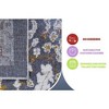 Kumasinova Trendy Stain-Resistant Area Rug – Non-Shedding Living Room Rug, Medallion Rugs for Living Room, Kid & Pet-Friendly, Boho Washable Rugs - 4 of 4