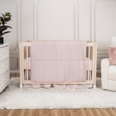 Image of Trend Lab Simply Blush Baby Nursery Crib Bedding Set - 3pc