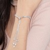 SOHI Women's Silver Heart Charm Bracelet - 3 of 3