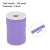 Unique Bargains Flat Elastic Band for Sewing Braided Stretch Strap Cord Roll for Wig Crafts DIY - 2 of 3