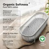 KeaBabies 2pk Soothe Waterproof Bassinet Sheets for Girls, Boys, 33x17 Universal Baby Bassinet Mattress Protector Cover - 2 of 4