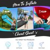 Nevlers Tear-Resistant Inflatable Loungers - Pack of 2 - 3 of 4