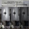 LLHZSY Curve Linear Modern LED Wall Light 23 3/5 in W Bathroom Vanity Light-Dimmable-6000K Cool White Lights/3000K Warm White Lights-Black/Gold/Nickel - 4 of 4