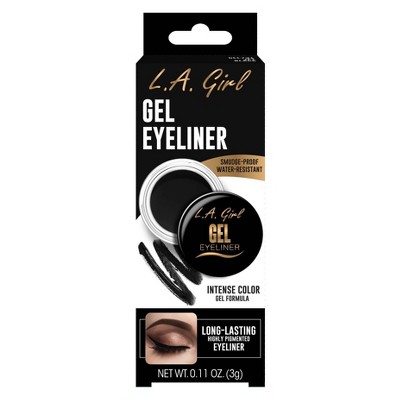 L.A. Girl Gel Eyeliner - Jet Black - 0.11oz