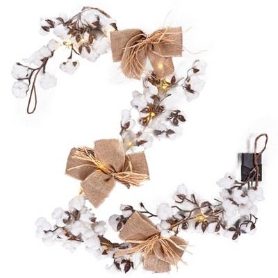 The Lakeside Collection Country Cotton Boll Decor