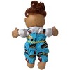 Doll Clothes Superstore Vroom Vroom! Car Print Jumpsuit for 13–14" Baby Dolls – Handmade Fun for Little Drivers - 4 of 4
