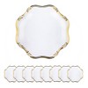 8 Pack Plastic Charger Plate, D13in - 2 of 4