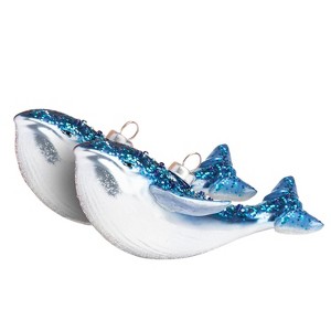 2pc Ornate Hand Made Glass Blown Christmas Ornaments Figurines Tree Decoration -  Every Day is Christmas - 1 of 4